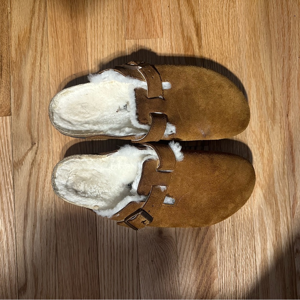 Birkenstock Shearling Boston Clog